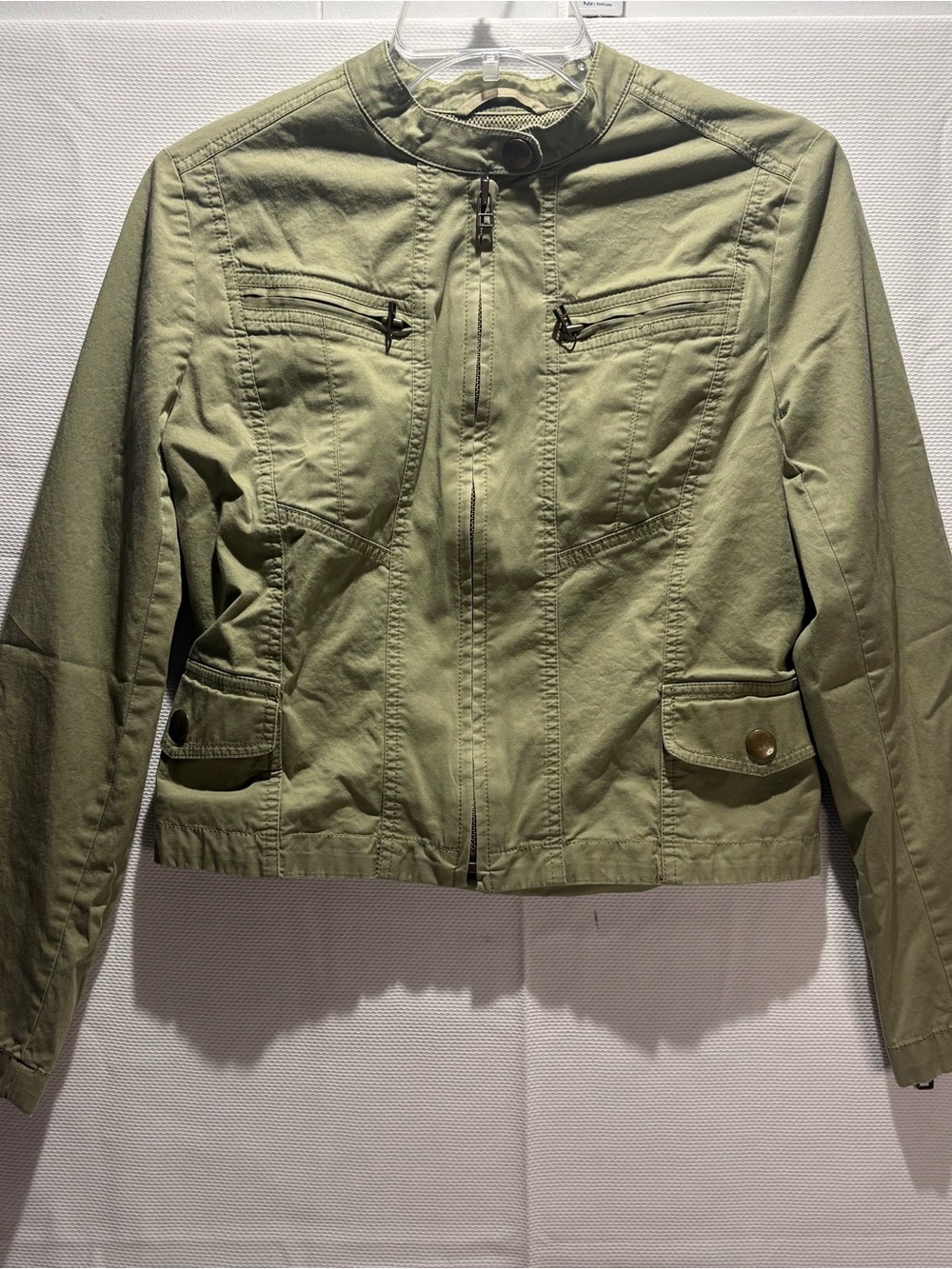 GAP Olive Utility Jacket with Zip Pockets